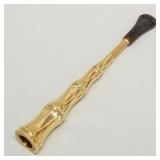 18K gold G & C France ejector cigarette holder-