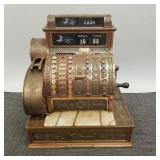 National ornate brass cash register- model #442