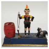 Hubley "Trick Dog" mechanical cast iron bank-