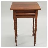 Antique Victorian 1-drawer stand with spool