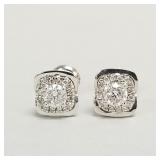 14k gold & 0.50 tcw natural diamond stud earrings