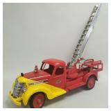 Vintage Buddy L aerial ladder truck- International