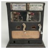 Vintage U.S. stamp table top vending dispenser-