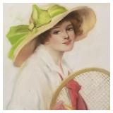 Frederick Duncan original pin-up pastel artwork on