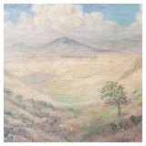 J.E. McBurney (James) signed oil painting on