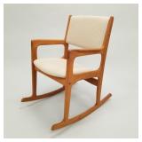 Benny Linden Design teak rocking chair- 33 1/2"H