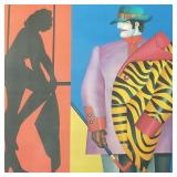 Richard Lindner work on paper "Rear Window"-