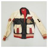 Vintage labeled "Horse Hide" leather jacket with