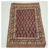 Vintage Persian handmade oriental rug- 6