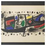Joan Miro colored litho "Star Scene" with C.O.A.-