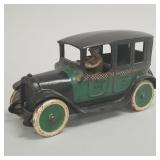 Arcade green Checker Cab Co. cast iron toy- Phone