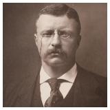 Theodore Roosevelt signed cabinet card photo