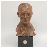 Paul Granlund bronze bust of Dale Shephard 1974-