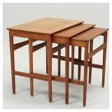 Hans Wegner for Andr. Tuck set 3 teak nesting