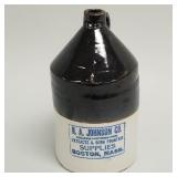 Advertising stoneware jug "H.A. Johnson Co. Soda