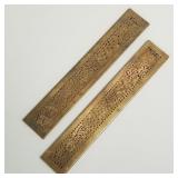 Pair Tiffany Studios New York 998 pine needle