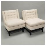 Pair of Dunbar by Edward Wormley lounge chairs-