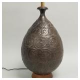 David Cressey, attribution, pottery table lamp-