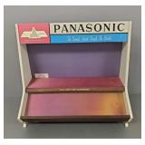 Vintage Panasonic Radio display case- 20 1/2"H,