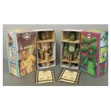 2 Universal Studios windup tin Monster Robots w/