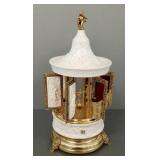 Musical mechanical dresser top perfume/ lipstick -