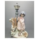 Lladro figure #5286 Fall Clean Up w/ box- 13"H
