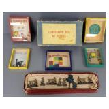 2 antique/ vintage boxed toy sets: R Journet,