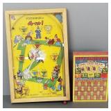 Poosh-M-Up Jr tabletop pinball game & vintage