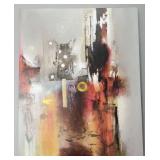 Large abstract giclee artwork on canvas,