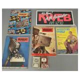 Gp radio & tv publications, etc. incl KWEB sign,