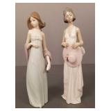 2 Lladro figures: #5487 Ingenue & #5597 Summer