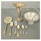 Group sterling & 830 silver incl 2 weighted pcs-