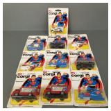 10- 1978, etc  Corgi Superman vehicles in unopened