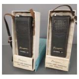 2 vintage Vesper CB walkie talkies w/ boxes-