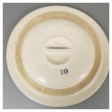 10 gallon Red Wing stoneware bar top lid- 16" dia,