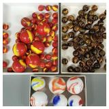 Gp vintage, etc. marbles- asst. sizes- 1 1/2"