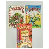 3 Target Comics comic books: Vol 4 #8 (Dec 1943);
