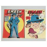 2 Smash Comics comic books: #57 (Feb 1945) &