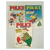 3 Police Comics comic book: #49 (Dec 1945) &
