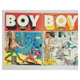 2 Boy Comics: #25 (Dec 1945) & #29 (Aug 1946)