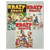 3 Krazy Komics comic books: Vol. 1 # 11
