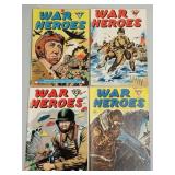 4 War Heroes comic books: #5 (Jul-Sep 1943) &