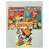 3 Plastic Man comic books: #30 (Jul 1951);