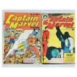 (AS SEEN) 2 Captain Marvel Adventures comic books: