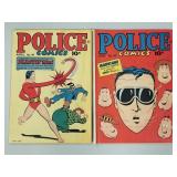2 Police Comics comic book:  #41 (Apr 1945)
