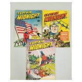 3 Captain Midnight comic books: #10 (Jul 1943);