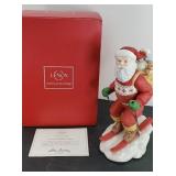 2015 LENOX SANTAS DOWNHILL DASH FIGURINE