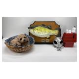 SNOOPY BANK, BILLY BIG MOUTH BASS & MORE