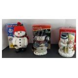 (3) CHRISTMAS SNOWMEN