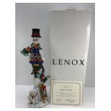 LENOX WINTER PARTNER SNOWMAN FIGURINE